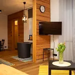 شقة Renovated With Wooden Interior, *