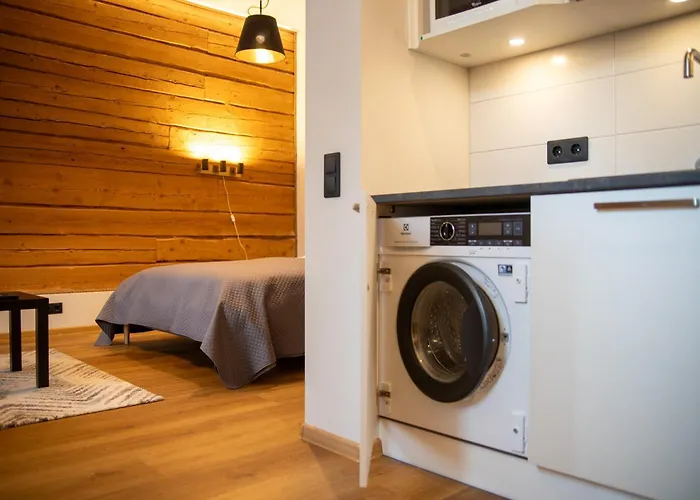 아파트 Renovated Studio With Wooden Interior, Central Rakvere *